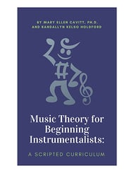 cover Music Theory for Beginning Instrumentalists: A Scripted Curriculum book cover